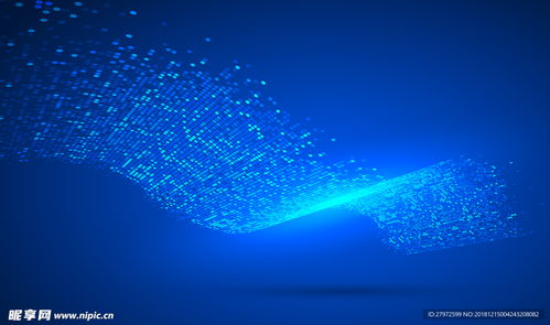 科技粒子空间背景设计图 抽象底纹